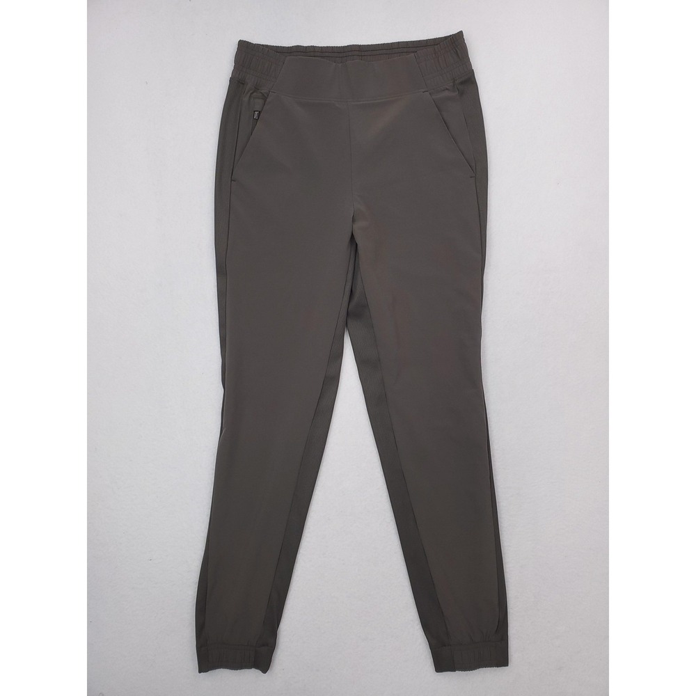 Athleta Brooklyn Jogger Pants Womens 2 Green Tapered Ankle Travel Athleisure